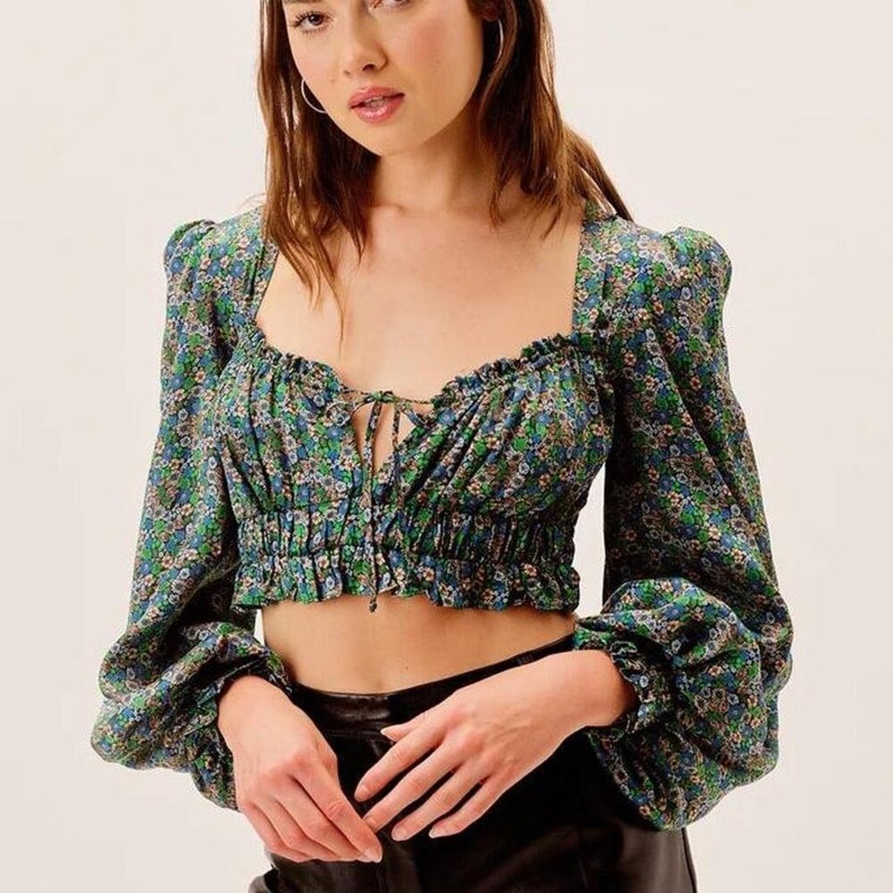 For Love & Lemons Women's multi Crop-top